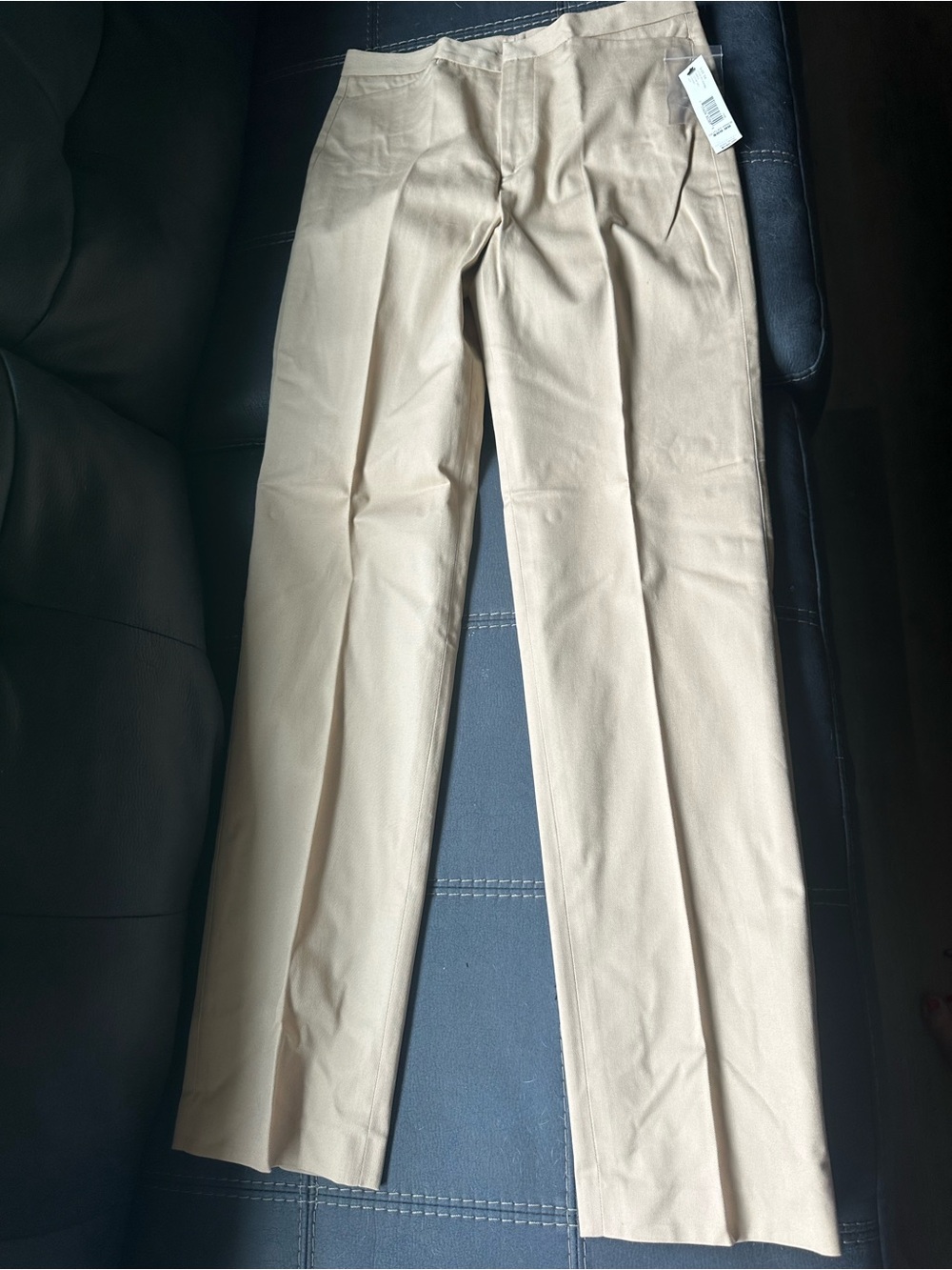 DKNY Straight-Leg Pants in Tan/Khaki